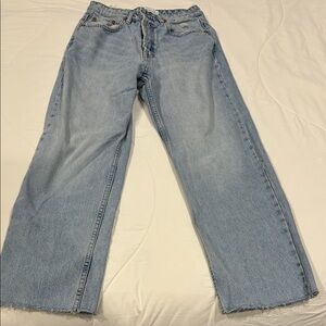 Zara Denim Distressed Jeans